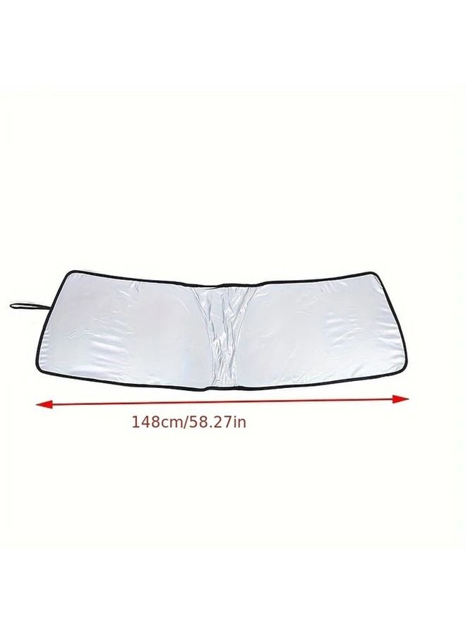 Silvery Sunshade For 2007 2021 Toyota FJ Cruiser Front Windshield Car Accessories - Image 3
